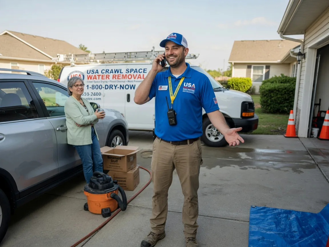 Crawl Space Water Removal Blue Rock, OH FAQs